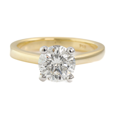 1.53ct Diamond Solitaire Ring GIA H Colour