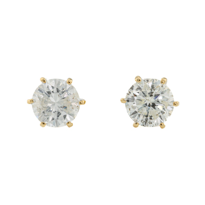 2.12ct Round Diamond Studs