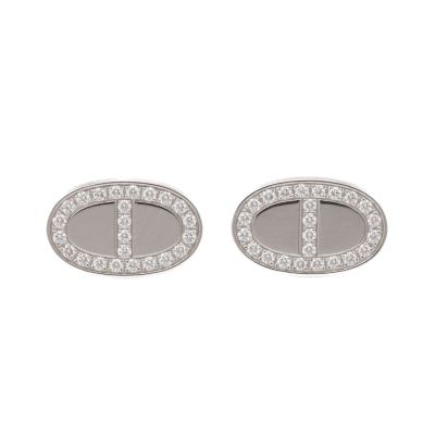 Hermes Chaine D Ancre Contour Stud Earrings