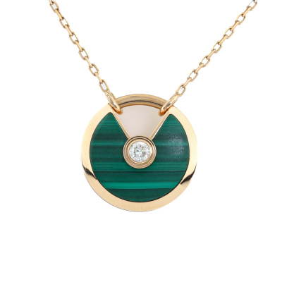 Amulette de Cartier Malachite Necklace