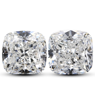 2.07ct Loose Pair of Diamonds GIA E/F VVS