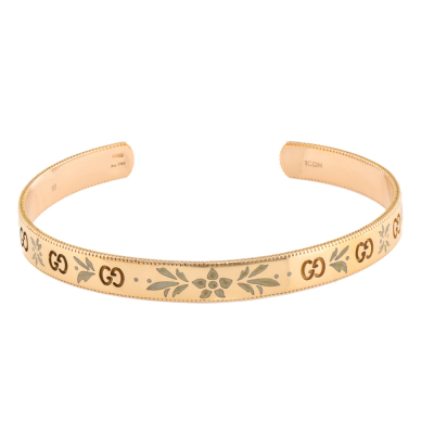 Gucci GG Icon Blossom Cuff Bracelet