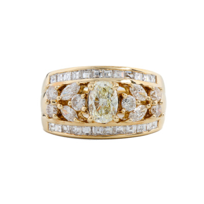 2.05ct Diamond Dress 18ct Gold Ring