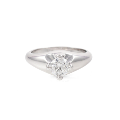 0.50ct Bvlgari Corona Diamond Ring GIA E VS1