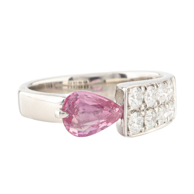 1.15ct Sapphire and Diamond Ring