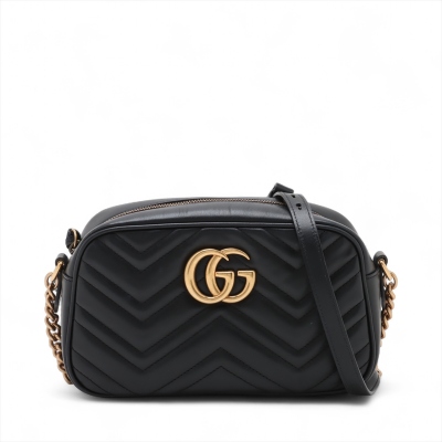 Gucci Marmont Leather Chain Bag