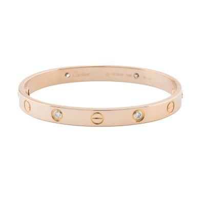 Cartier Love Bracelet, 4 Diamonds