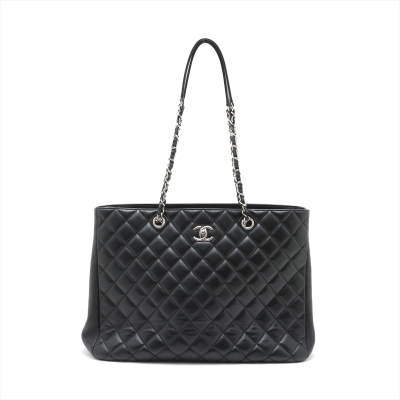 Chanel Quilted Shopping Tote