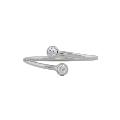 Tiffany & Co Elsa Peretti Diamond Hoop Ring