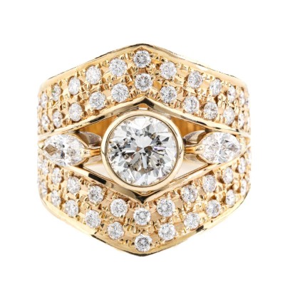 1.23ct Centre Diamond Dress Ring