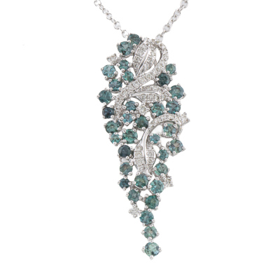 1.89ct Alexandrite & Diamond Pendant