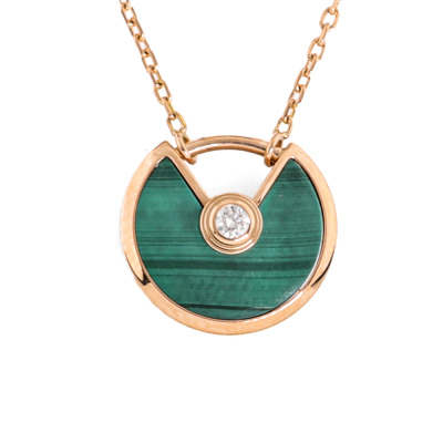 Cartier Amulette de Cartier Malachite Necklace