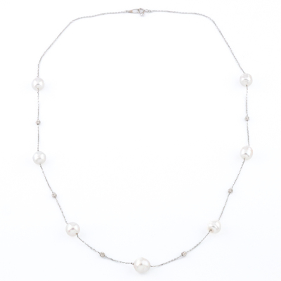 11.9mm - 10.3mm South Sea Pearl Necklace