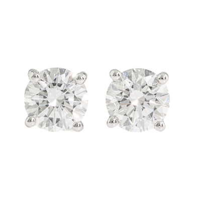 1.00ct Diamond Studs GIA D VVS2