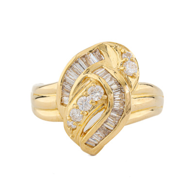 1.00ct Diamond Dress Ring 18ct Gold
