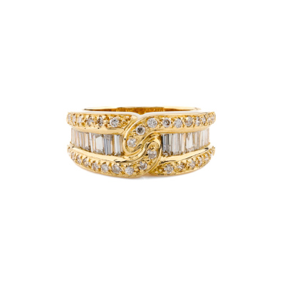 1.10ct Diamond Dress Ring 18ct Gold