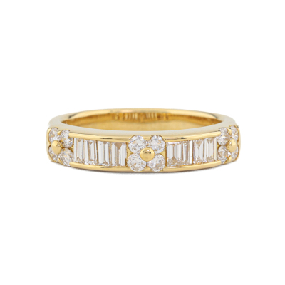 0.66ct Diamond Band Ring 18ct Gold