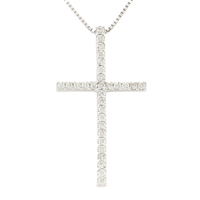 1.00ct Diamond Cross Pendant