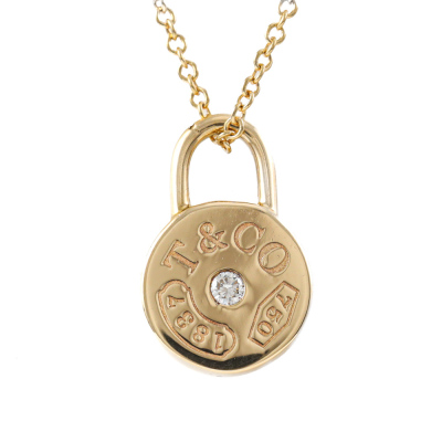 Tiffany & Co. 1837 Round Lock Pendant