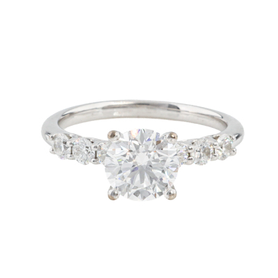 1.20ct Centre Diamond Solitaire Ring GIA D VS2
