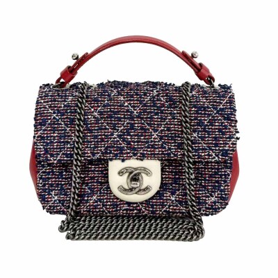 Chanel Tweed Mini Rectangular Flap Bag