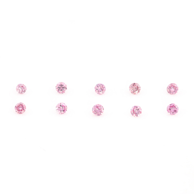 10 Argyle Origin Intense Pink Diamonds GSL
