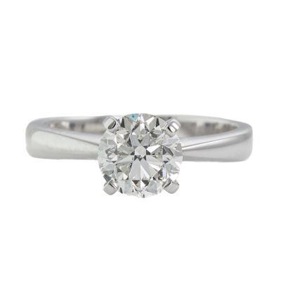 1.51ct Diamond Solitaire Ring GIA H SI2