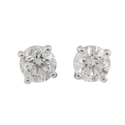 0.80ct Diamond Studs GIA D VVS2