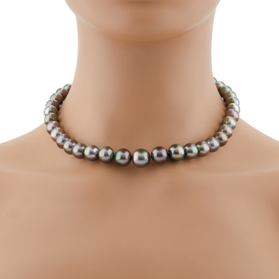 12.5-9.4mm Tahitian Pearl Necklace