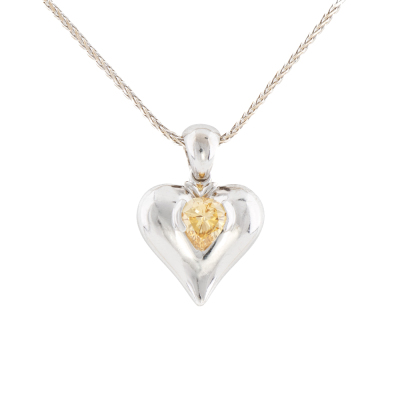 Musson 0.51ct Yellow Diamond Pendant