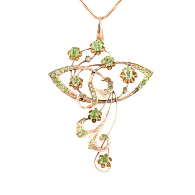 Demantoid Garnet Pendant