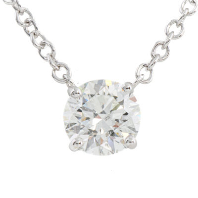 0.90ct Diamond Solitaire Pendant GIA I P1
