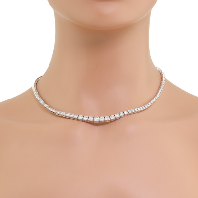 10.00ct Diamond Tennis Necklace