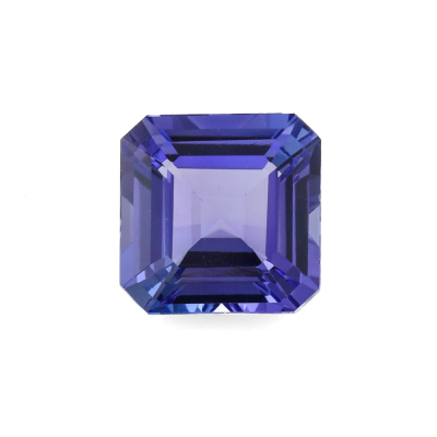 4.09ct Loose Square Emerald Cut Tanzanite