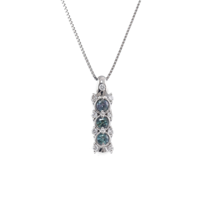 0.47ct Alexandrite & Diamond Pendant