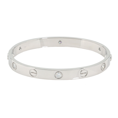 Cartier Love Diamond Bracelet, 6 Diamonds
