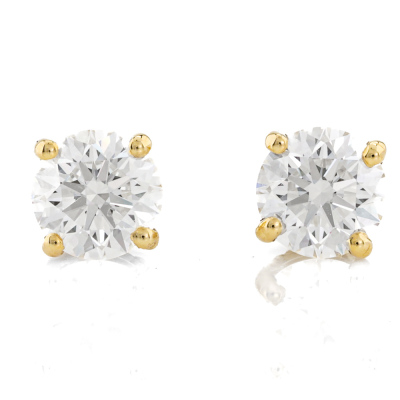1.12ct Diamond Studs GIA D VVS2