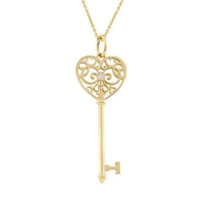 Tiffany & Co. Enchant Heart Key Pendant