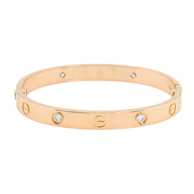 Cartier Love Bracelet, 4 Diamonds