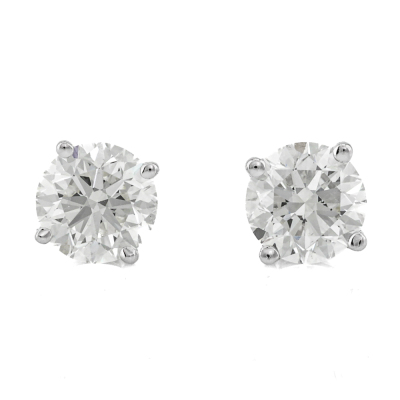 1.00ct Diamond Studs GIA H & I VS2