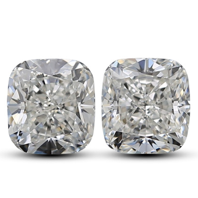 2.02ct Loose Pair of Diamonds GIA H VVS1, VVS2