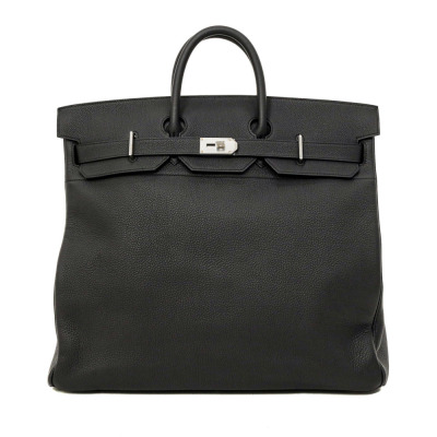 Hermes Black Togo HAC Birkin 50