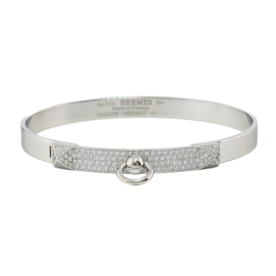 Hermes Collier De Chien Diamond Bracelet