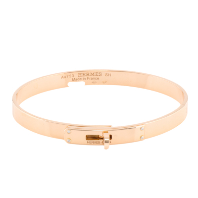 Hermes Kelly Bracelet, 4 Diamonds