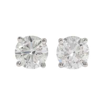 1.00ct Diamond Studs GIA D-E VS1