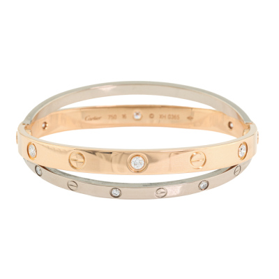 Cartier Double Love Diamond Bracelet