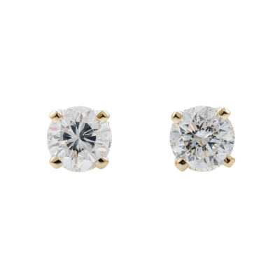 0.63ct Diamond Studs
