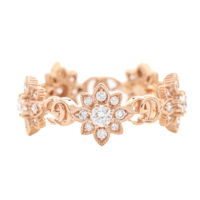 Gucci Flora Diamond Ring