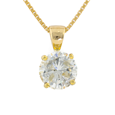 1.24ct Diamond Solitaire Pendant