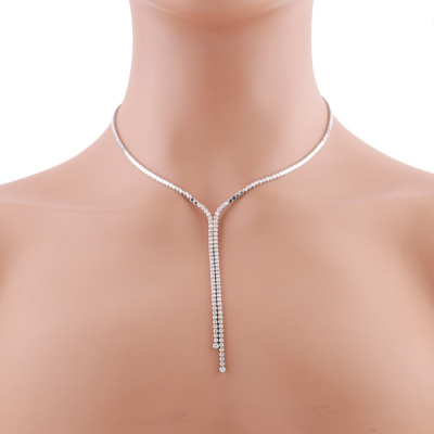 1.00ct Diamond Necklace 18ct Gold